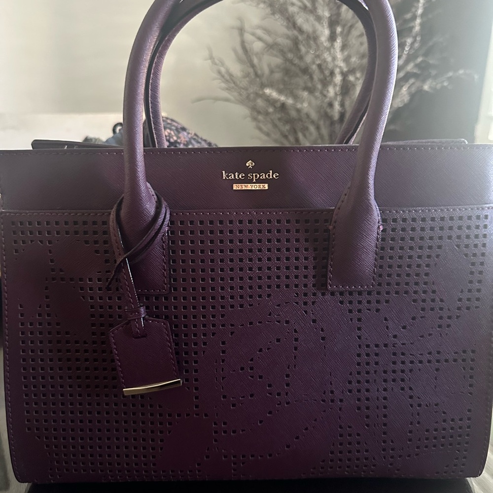 Kate Spade Deep Purple Satchel